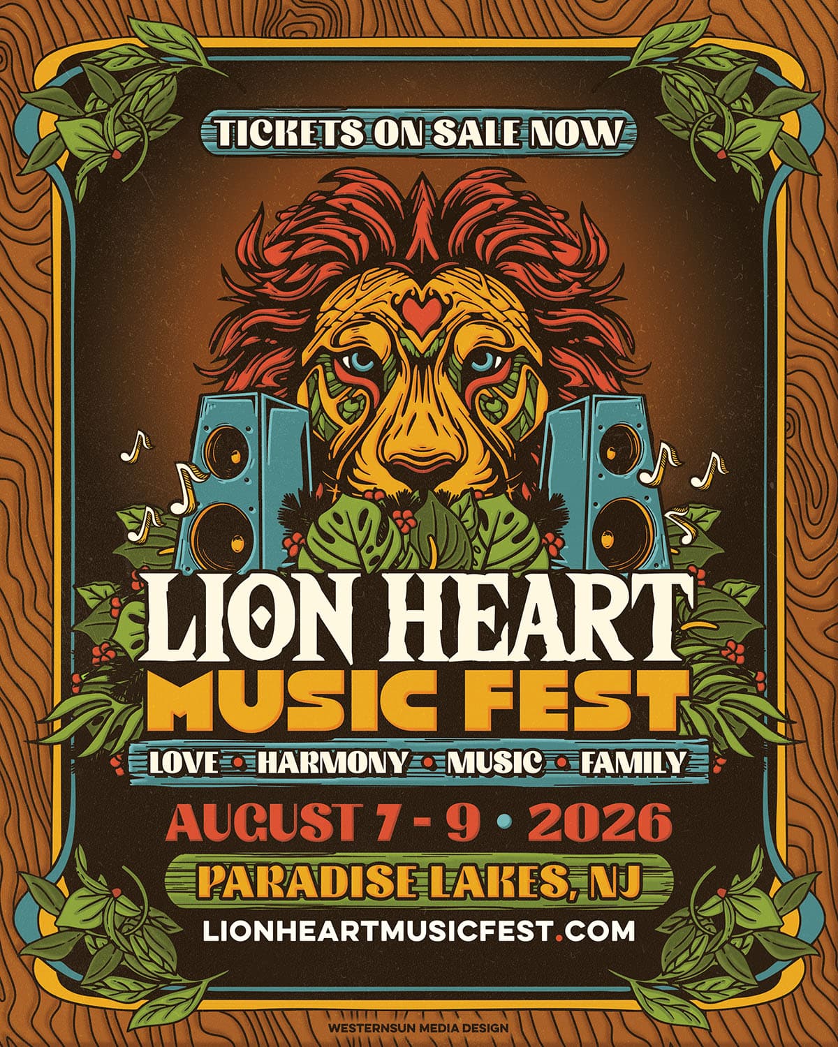Lion Heart Music Fest — August 7-8, 2026 in Hammonton, NJ